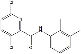 3,6-dichloro-N-(2,3-dimethylphenyl)pyridine-2-carboxamide Struktur