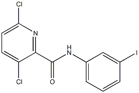 3,6-dichloro-N-(3-iodophenyl)pyridine-2-carboxamide Struktur