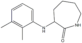 3-[(2,3-dimethylphenyl)amino]azepan-2-one Struktur