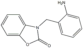 3-[(2-aminophenyl)methyl]-2,3-dihydro-1,3-benzoxazol-2-one Struktur