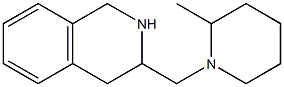 3-[(2-methylpiperidin-1-yl)methyl]-1,2,3,4-tetrahydroisoquinoline Struktur