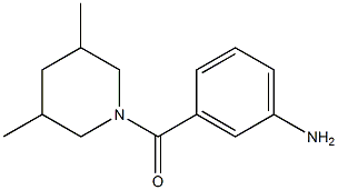 3-[(3,5-dimethylpiperidin-1-yl)carbonyl]aniline Struktur