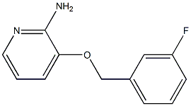 3-[(3-fluorophenyl)methoxy]pyridin-2-amine Struktur