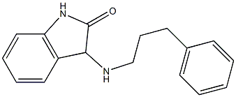 3-[(3-phenylpropyl)amino]-2,3-dihydro-1H-indol-2-one Struktur