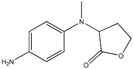 3-[(4-aminophenyl)(methyl)amino]oxolan-2-one Struktur