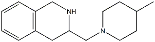 3-[(4-methylpiperidin-1-yl)methyl]-1,2,3,4-tetrahydroisoquinoline Struktur