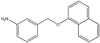 3-[(naphthalen-1-yloxy)methyl]aniline Struktur