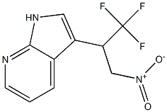 3-[2,2,2-trifluoro-1-(nitromethyl)ethyl]-1H-pyrrolo[2,3-b]pyridine Struktur