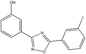 3-[5-(3-iodophenyl)-1,2,4-oxadiazol-3-yl]phenol Struktur