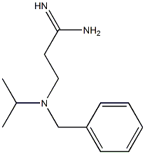 3-[benzyl(isopropyl)amino]propanimidamide Struktur