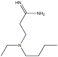 3-[butyl(ethyl)amino]propanimidamide Struktur