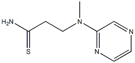 3-[methyl(pyrazin-2-yl)amino]propanethioamide Struktur