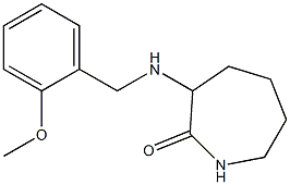 3-{[(2-methoxyphenyl)methyl]amino}azepan-2-one Struktur