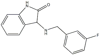 3-{[(3-fluorophenyl)methyl]amino}-2,3-dihydro-1H-indol-2-one Struktur