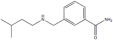 3-{[(3-methylbutyl)amino]methyl}benzamide Struktur