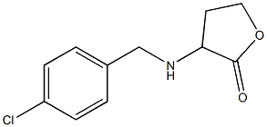 3-{[(4-chlorophenyl)methyl]amino}oxolan-2-one Struktur