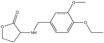 3-{[(4-ethoxy-3-methoxyphenyl)methyl]amino}oxolan-2-one Struktur