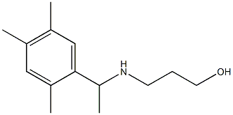 3-{[1-(2,4,5-trimethylphenyl)ethyl]amino}propan-1-ol Struktur