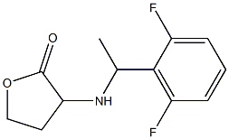 3-{[1-(2,6-difluorophenyl)ethyl]amino}oxolan-2-one Struktur