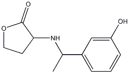 3-{[1-(3-hydroxyphenyl)ethyl]amino}oxolan-2-one Struktur