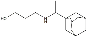 3-{[1-(adamantan-1-yl)ethyl]amino}propan-1-ol Struktur