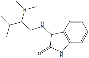 3-{[2-(dimethylamino)-3-methylbutyl]amino}-2,3-dihydro-1H-indol-2-one Struktur