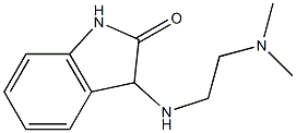 3-{[2-(dimethylamino)ethyl]amino}-1,3-dihydro-2H-indol-2-one Struktur