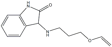 3-{[3-(ethenyloxy)propyl]amino}-2,3-dihydro-1H-indol-2-one Struktur