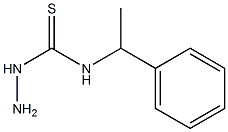 3-amino-1-(1-phenylethyl)thiourea Struktur