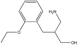 3-amino-2-[(2-ethoxyphenyl)methyl]propan-1-ol Struktur