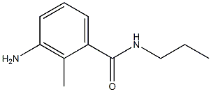 3-amino-2-methyl-N-propylbenzamide Struktur