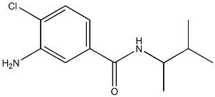 3-amino-4-chloro-N-(3-methylbutan-2-yl)benzamide Struktur