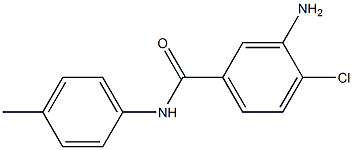 3-amino-4-chloro-N-(4-methylphenyl)benzamide Struktur