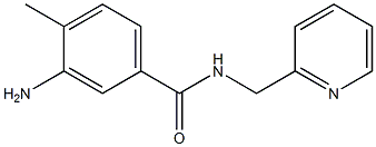 3-amino-4-methyl-N-(pyridin-2-ylmethyl)benzamide Struktur