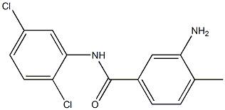 3-amino-N-(2,5-dichlorophenyl)-4-methylbenzamide Struktur