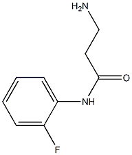 3-amino-N-(2-fluorophenyl)propanamide Struktur