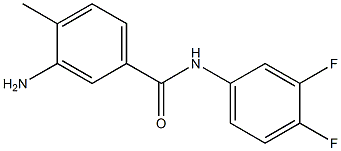 3-amino-N-(3,4-difluorophenyl)-4-methylbenzamide Struktur