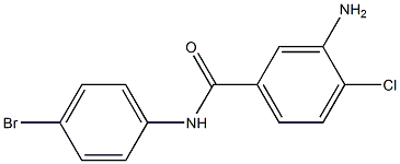 3-amino-N-(4-bromophenyl)-4-chlorobenzamide Struktur