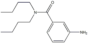 3-amino-N,N-dibutylbenzamide Struktur