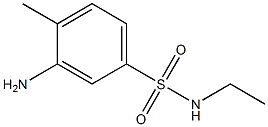 3-amino-N-ethyl-4-methylbenzene-1-sulfonamide Struktur