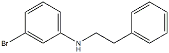 3-bromo-N-(2-phenylethyl)aniline Struktur