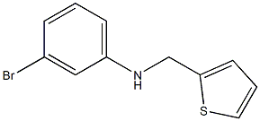 3-bromo-N-(thiophen-2-ylmethyl)aniline Struktur