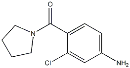 3-chloro-4-(pyrrolidin-1-ylcarbonyl)aniline Struktur