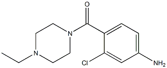 3-chloro-4-[(4-ethylpiperazin-1-yl)carbonyl]aniline Struktur