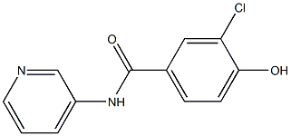 3-chloro-4-hydroxy-N-(pyridin-3-yl)benzamide Struktur