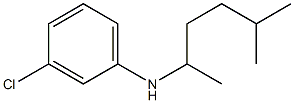 3-chloro-N-(5-methylhexan-2-yl)aniline Struktur