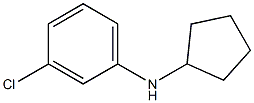 3-chloro-N-cyclopentylaniline Struktur