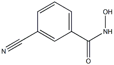 3-cyano-N-hydroxybenzamide Struktur