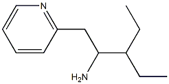 3-ethyl-1-(pyridin-2-yl)pentan-2-amine Struktur