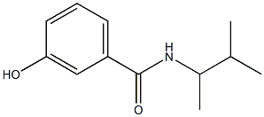 3-hydroxy-N-(3-methylbutan-2-yl)benzamide Struktur